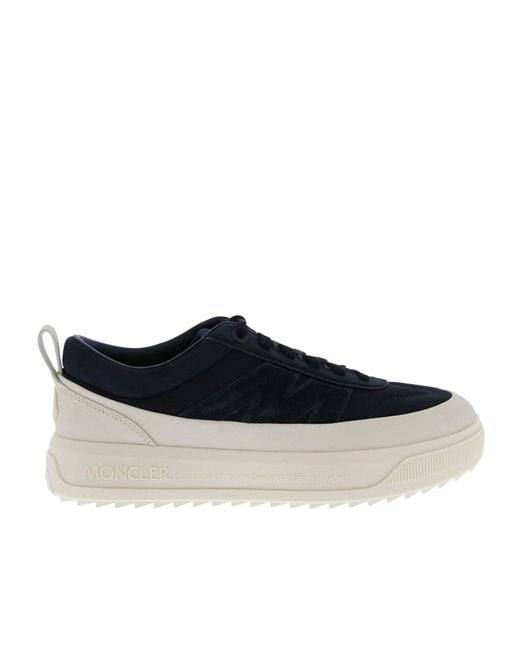 Moncler Black Baskets Altive Low-Top Sneakers for men