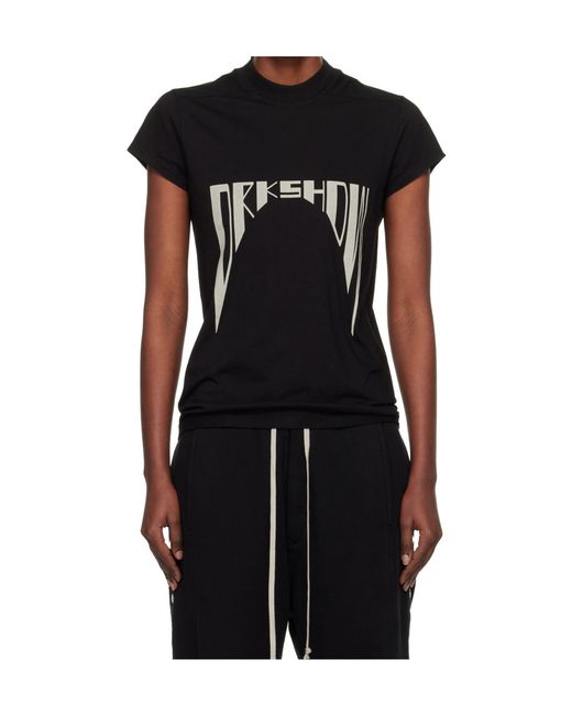 Rick Owens Black Concordians Small Level T-Shirt