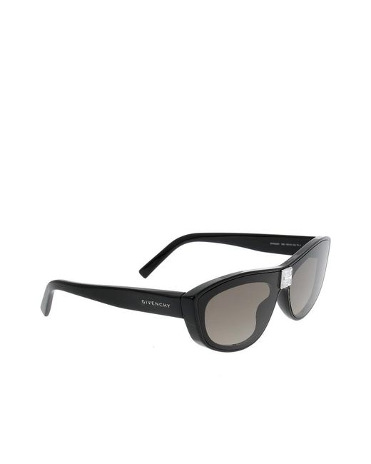 Givenchy White Eyewear Rectangular Frame Sunglasses