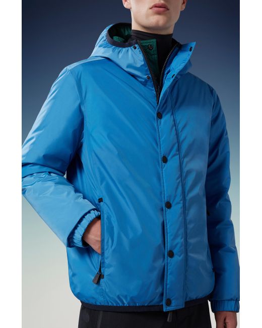Moncler Blue Rosiere Reversible Down Jacket for men