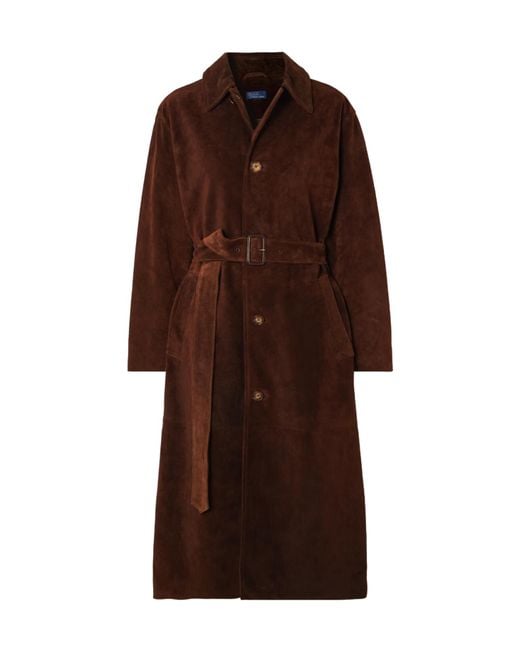 Polo Ralph Lauren Brown Suede Coat