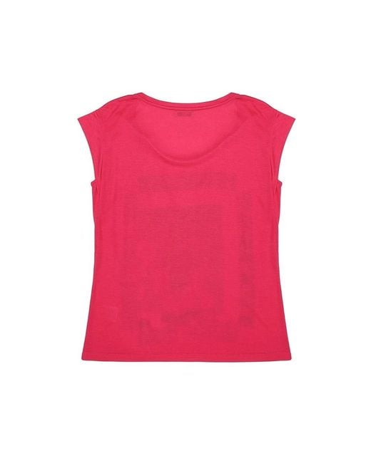 Iceberg Pink Round-Necked Logo T-Shirt