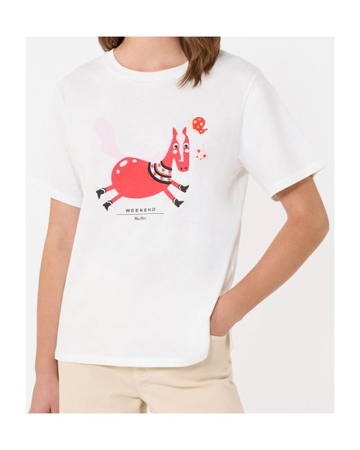 Weekend by Maxmara White Short-Sleeved T-Shirt