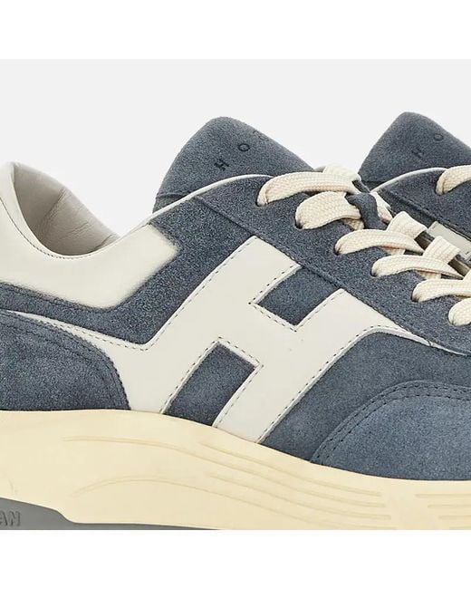 Hogan Blue Hyperlight Lace-Up Sneakers for men