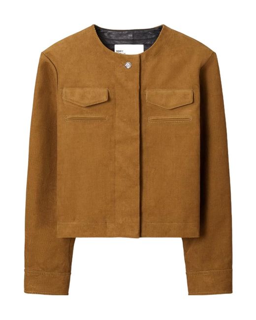 Tory Burch Brown Corduroy Jacket