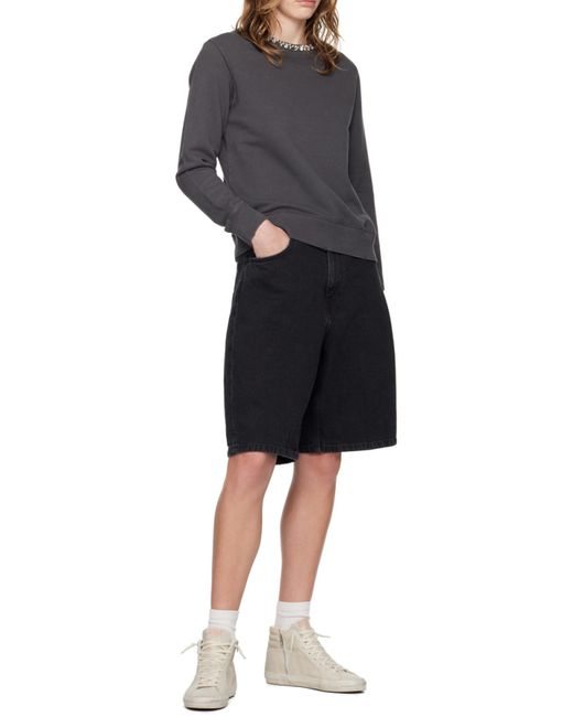 Golden Goose Deluxe Brand Gray Embellished Crewneck Sweatshirt