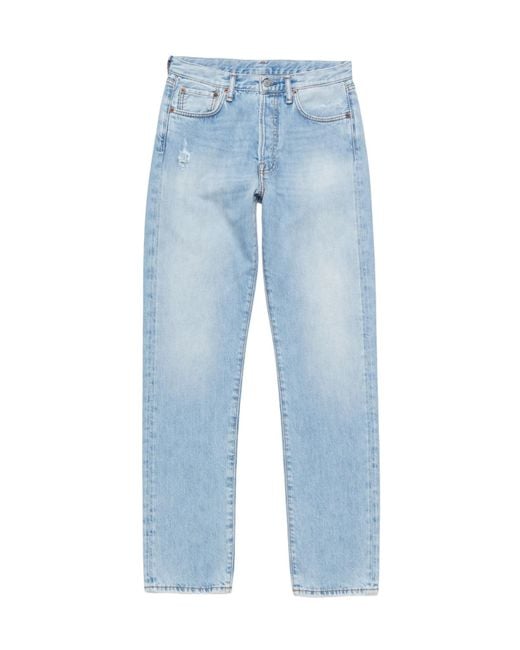 Acne Blue Regular Fit Jeans for men