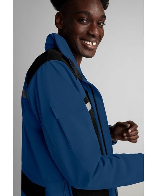 Canada Goose Blue Logo Decal Pocket Casual Jacket for men