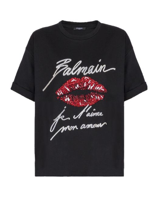 Balmain Black T-Shirts