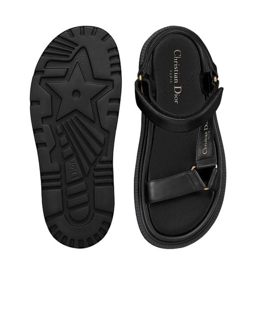 Dior Black D-Wave Sandal