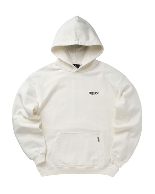 Represent White Owners Club Oversized Hoodie for men