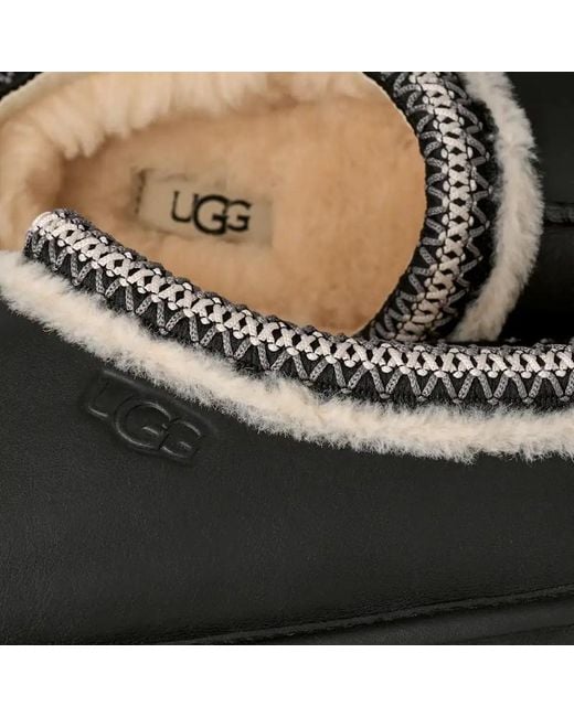 Ugg Black Tasman Flat Shoes for men