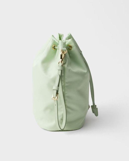 Prada Green Drawstring Clutch