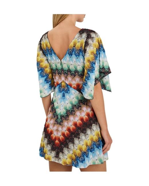 Missoni Blue Lace Dress