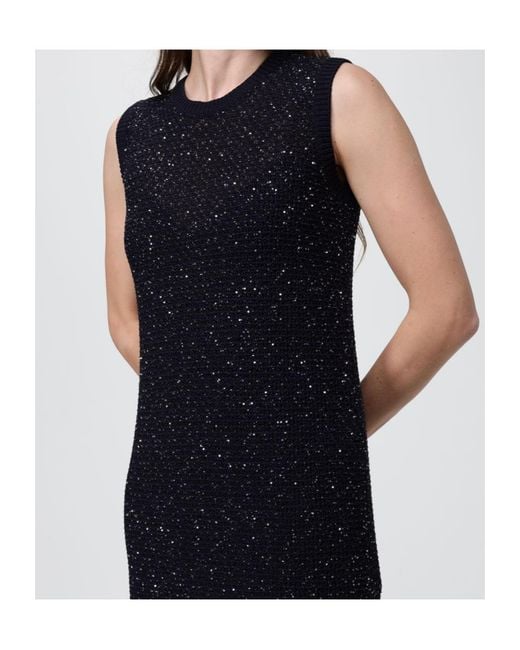 Fabiana Filippi Black Embellished Sleeveless Mini Dress