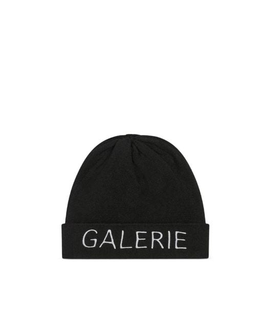 GALLERY DEPT. Black Securite Wool Beanie Hat for men