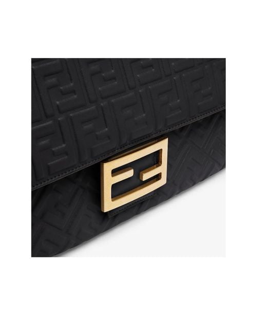 Fendi Black Nappa Leather Bag