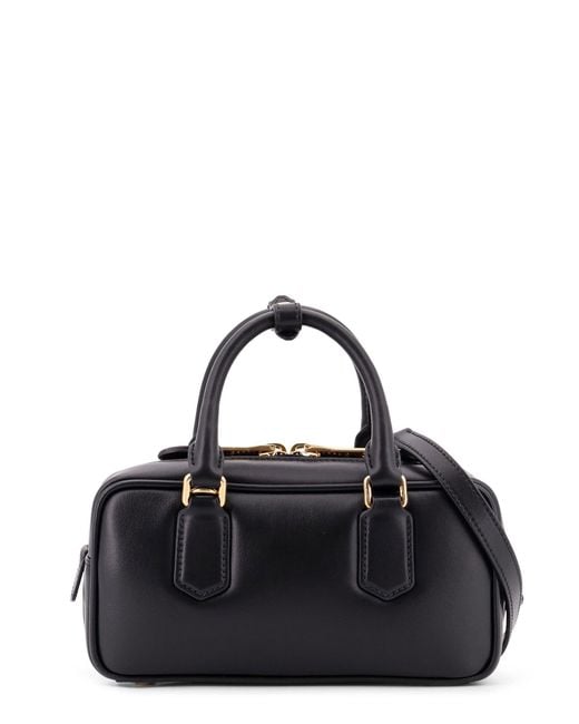 Miu Miu Black Logo Shoulder Bag