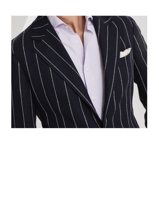 Brunello Cucinelli Black Cavallo Blazer for men