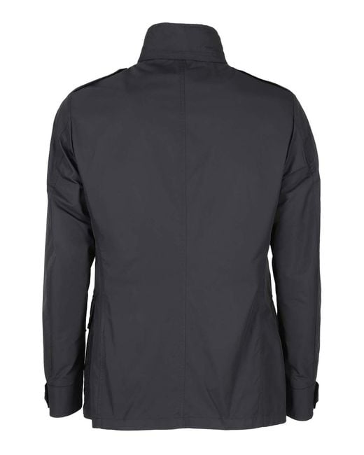Moorer Black Porto Lightweight Jacket for men