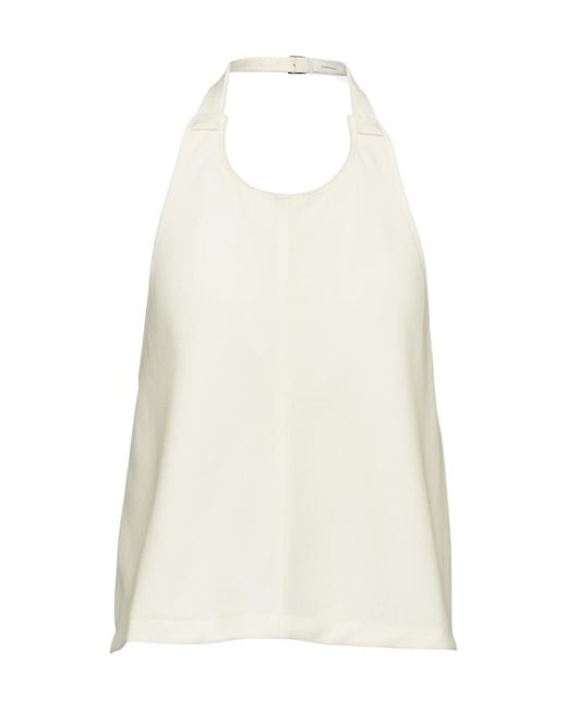Wardrobe NYC White Halter Neck Top
