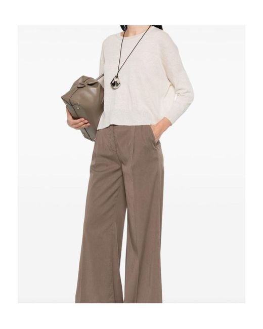 Baserange Natural Long-Sleeve Top