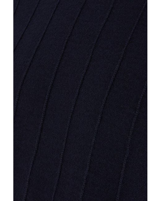 Thom Browne Blue Rwb-Stripe Long-Sleeved Crewneck Jumper for men