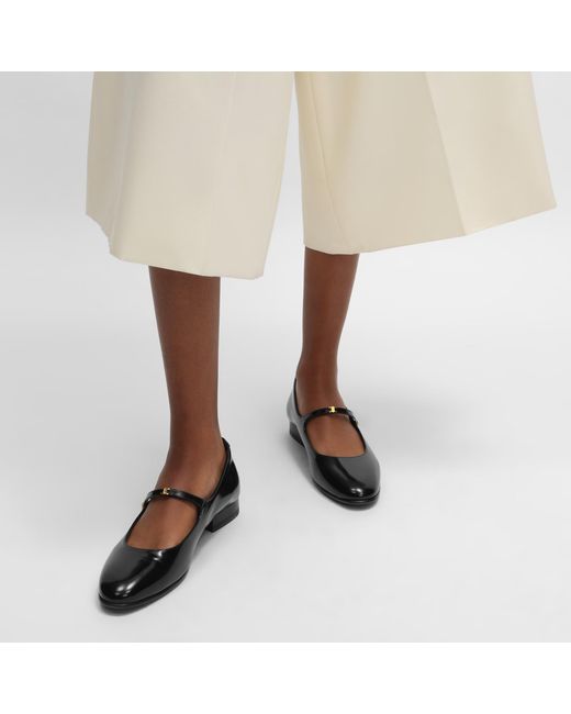 Celine City Ballerina in Black | Lyst