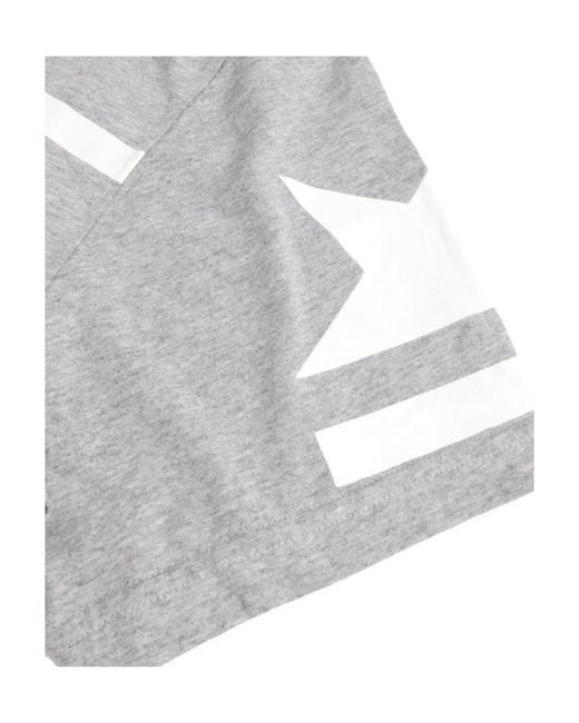 Hydrogen Gray T-Shirt With Round Neck And Short Sleeves for men