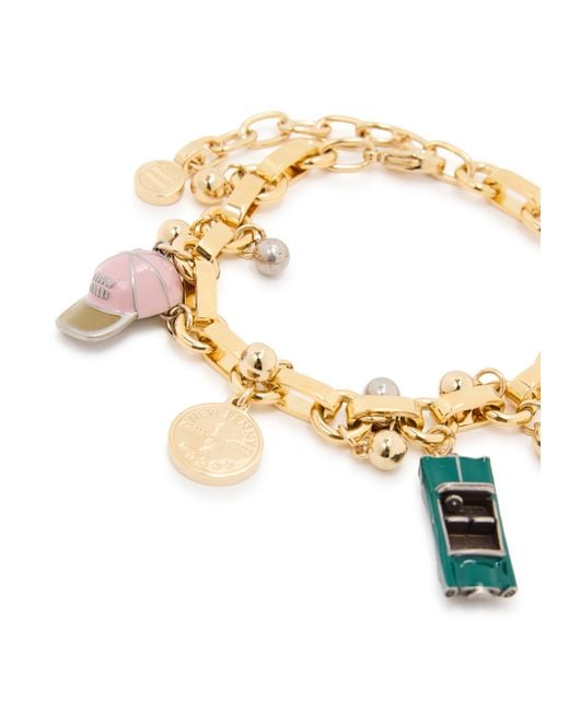 Miu Miu Metallic Jewelled Bracelet