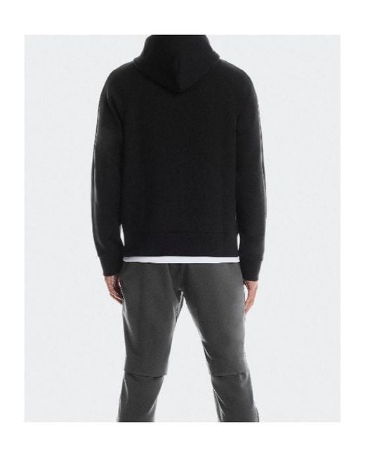 On Shoes Black Zipped Hooded Sweatshirt for men