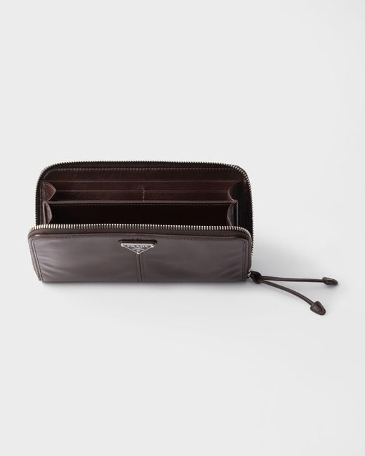 Prada Brown Leather Wallet for men