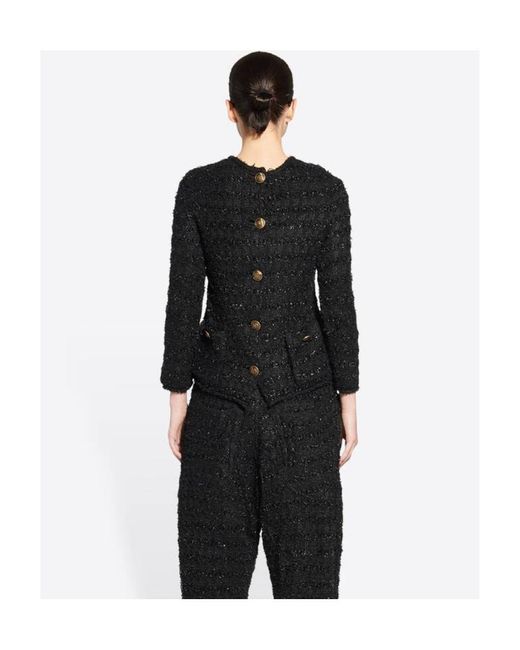 Balenciaga Black Back-To-Front Top