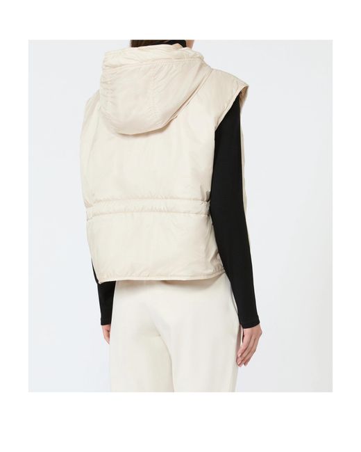 Weekend by Maxmara Natural Accenni Reversible Hooded Gilet