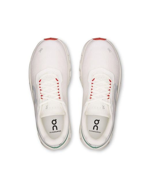 On Shoes White Lightweight And Cushioning Running Shoes