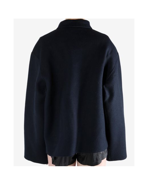 Extreme Cashmere Blue Maker Button-Up Coat for men