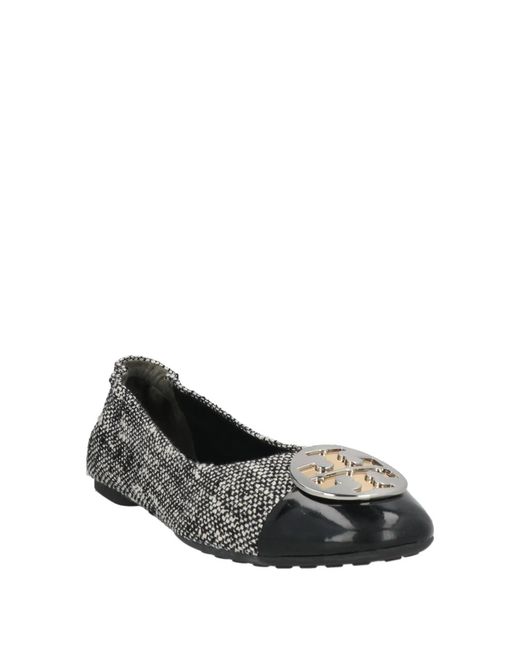 Tory Burch Gray Ballet Flats