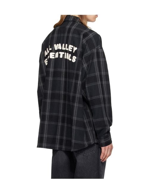 Fear Of God Blue All Valley Check Shirt for men