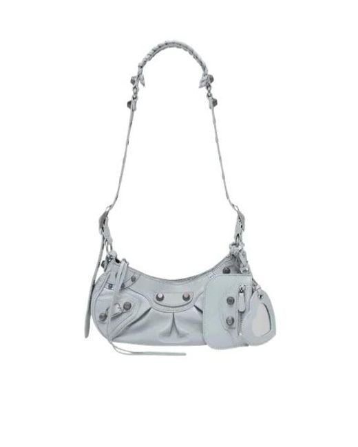 Balenciaga White Le Cagole Xs Shoulder Bag