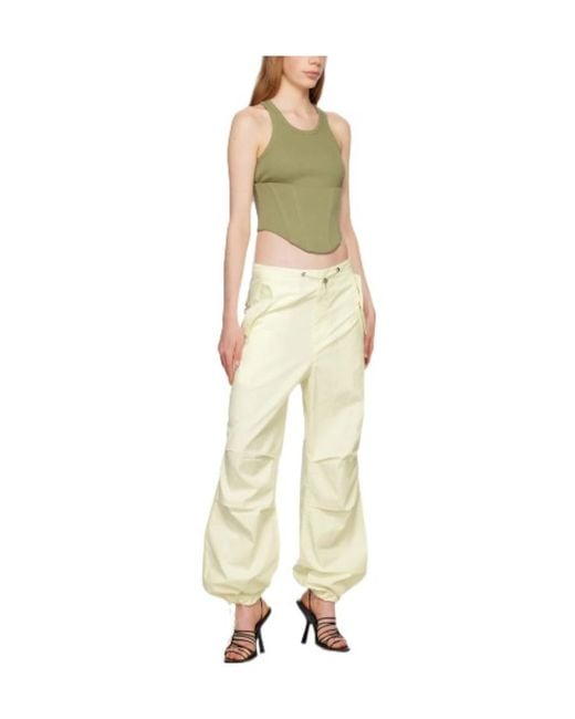 Dion Lee Green Float Corset-Style Top