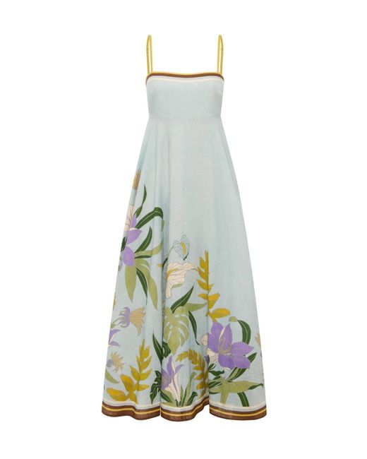 ALÉMAIS Blue Tag Dress