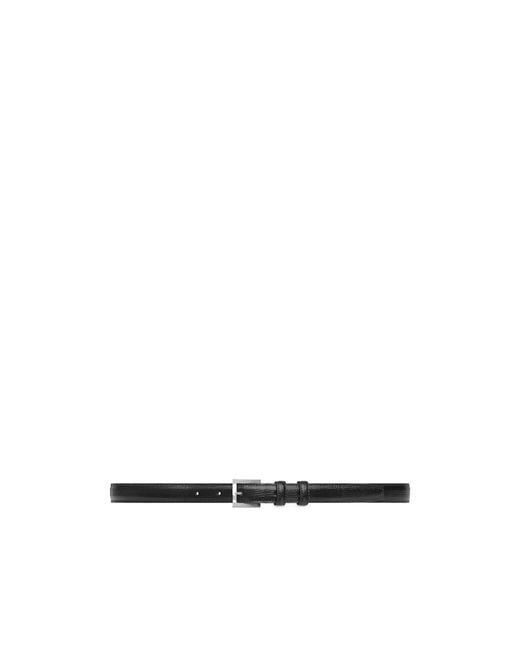 Céline White Logo Belt for men