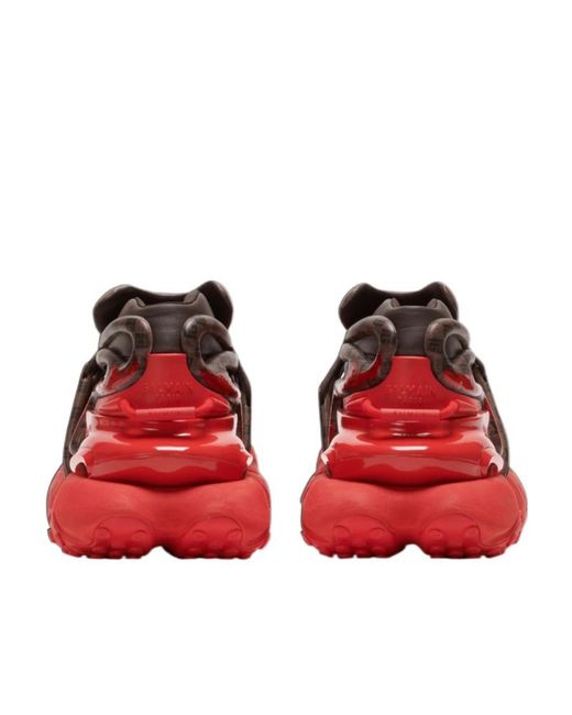 Balmain Red Unicorn Trainers for men
