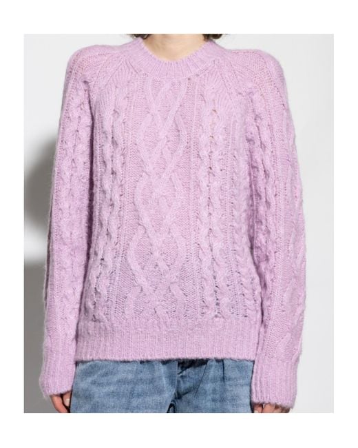 Isabel Marant Pink Isabel Marant Étoile Knitted Crewneck Jumper