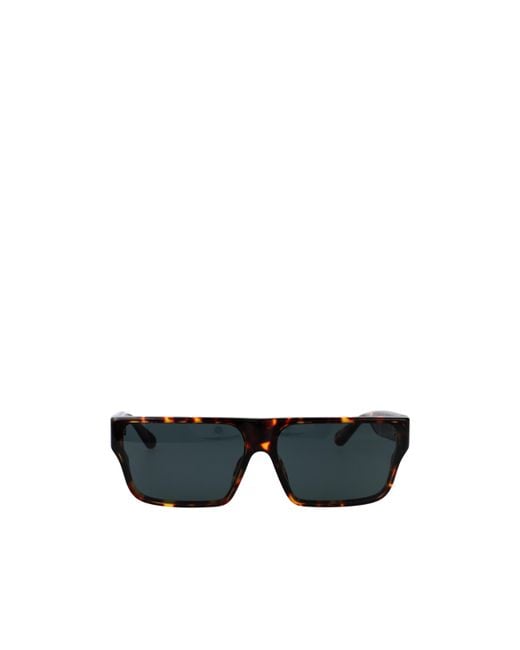 Linda Farrow Black Geometric Sunglasses
