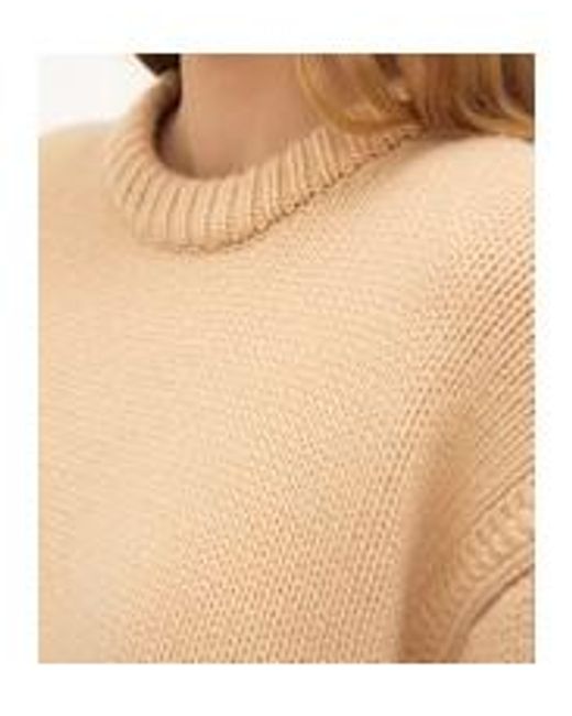 Chloé Natural Chloé Oversized Knitted Jumper