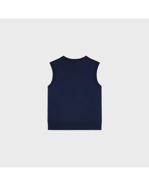 Céline Blue Top