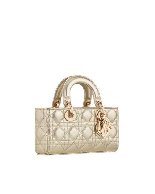 Dior Metallic Small Lady D-Joy Bag