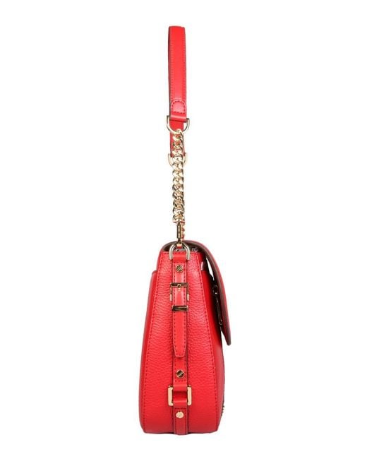 MICHAEL Michael Kors Red Top Flap Shoulder Bag