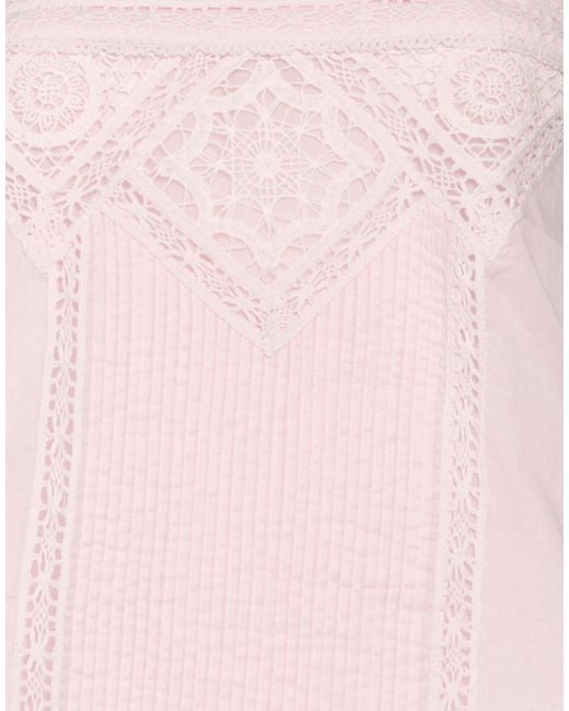 Isabel Marant Pink Solidcolor Sleeveless Tulle Skirt